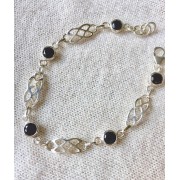 538 bracelet onyx argent sterling
